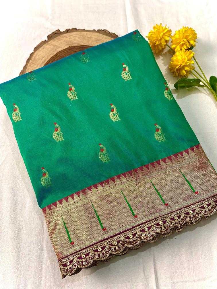 Ynf Paithani Silk KESH249 Rukmini Silk Sarees Wholesale Paithani Sarees Traditional Silk Sarees Designer Silk Sarees Manufacturer