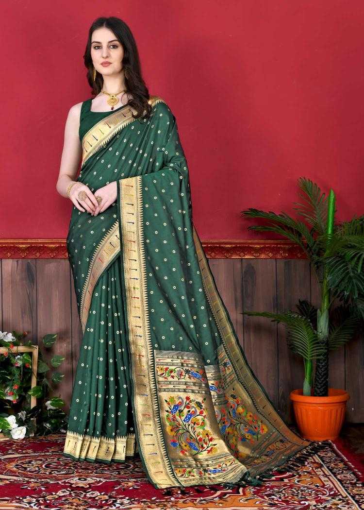 Ynf Paithani Silk RIN150 211 Silk Sarees Wholesale Designer Silk Sarees Zari Border Silk Sarees Manufacturer
