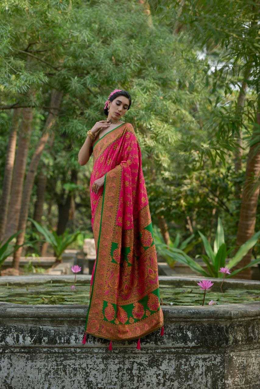Ynf Pashmina KESH532 PASHMINA SILK 102 Silk Sarees Wholesale Heavy Silk Sarees Soft Silk Sarees Party Wear Silk Sarees Manufacturer
