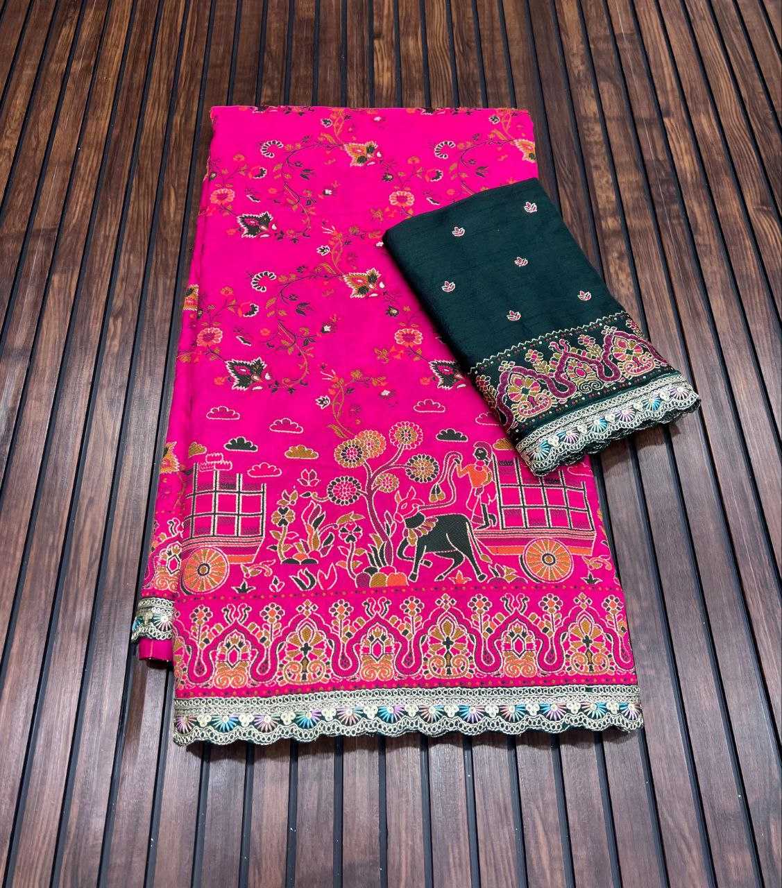 Ynf Pashmina RIN225 949 Sarees Wedding Collections Festive Collections Wholesale Zari Border Sarees Silk Sarees Sarees With Blouse Manufacturer