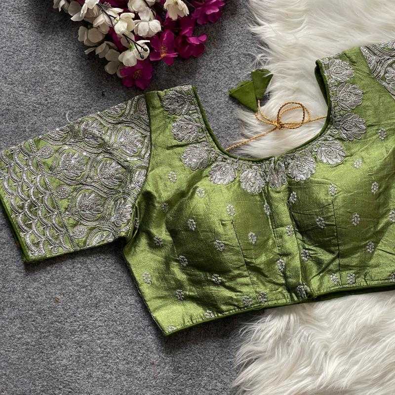Ynf Phantom Silk KESH426 GOPALA SILVER ZARI Readymade Blouses Wholesale Designer Blouse Party Wear Blouse Silk Blouse Manufacturer
