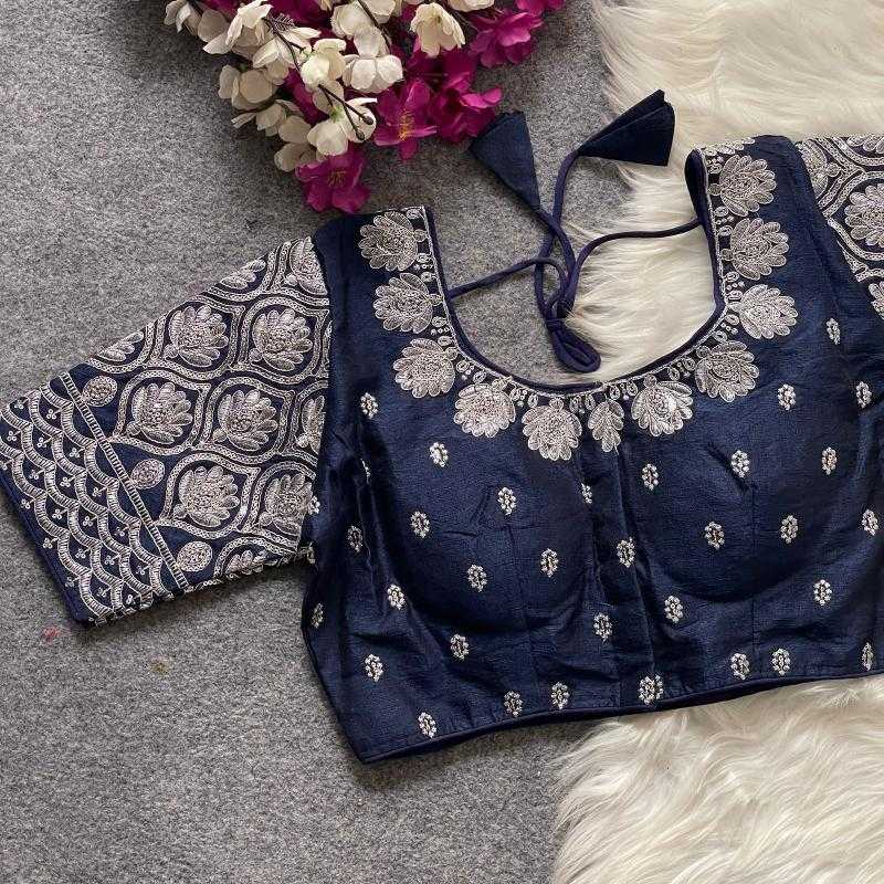 Ynf Phantom Silk KESH426 GOPALA SILVER ZARI Readymade Blouses Wholesale Designer Blouse Party Wear Blouse Silk Blouse Manufacturer