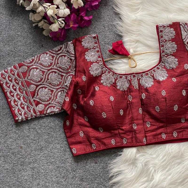 Ynf Phantom Silk KESH426 GOPALA SILVER ZARI Readymade Blouses Wholesale Designer Blouse Party Wear Blouse Silk Blouse Manufacturer