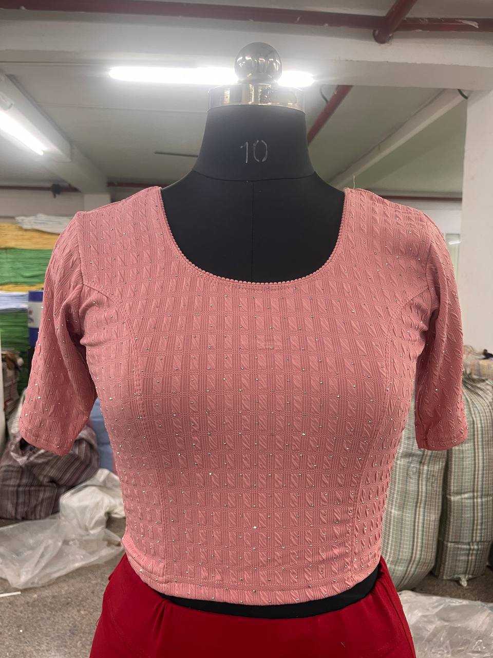 Ynf Polyester KESH535 DIAMOND Readymade Blouses Wholesale Blouse Designer Blouse Fashion Blouse Manufacturer