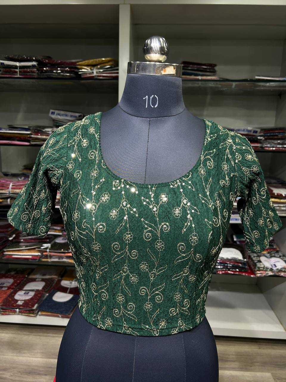 Ynf Polyester KESH535 MANGLA Readymade Blouses Wholesale Blouse Designer Blouse Embroidered Blouses Manufacturer