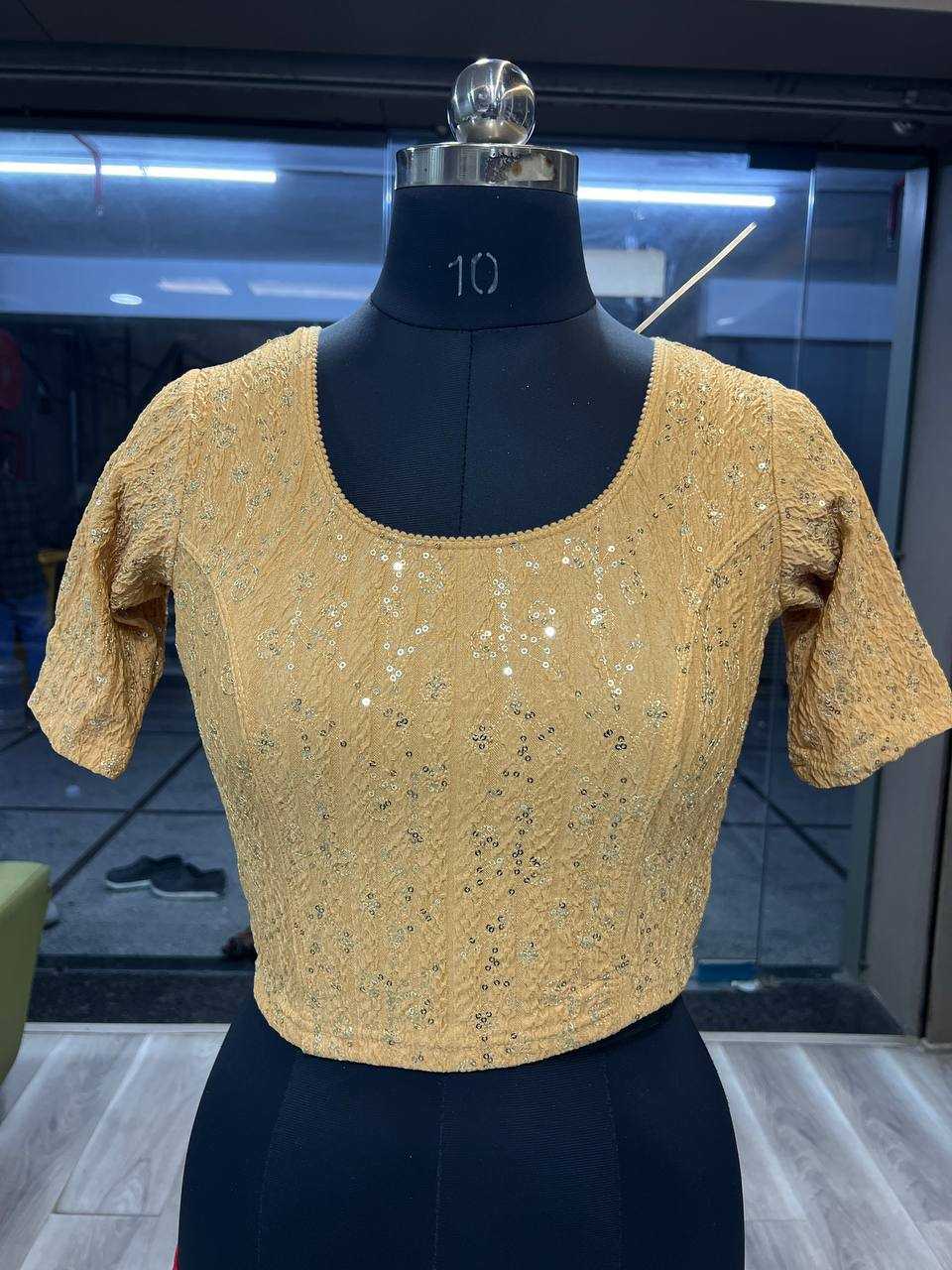 Ynf Polyester KESH535 MANGLA Readymade Blouses Wholesale Blouse Designer Blouse Embroidered Blouses Manufacturer