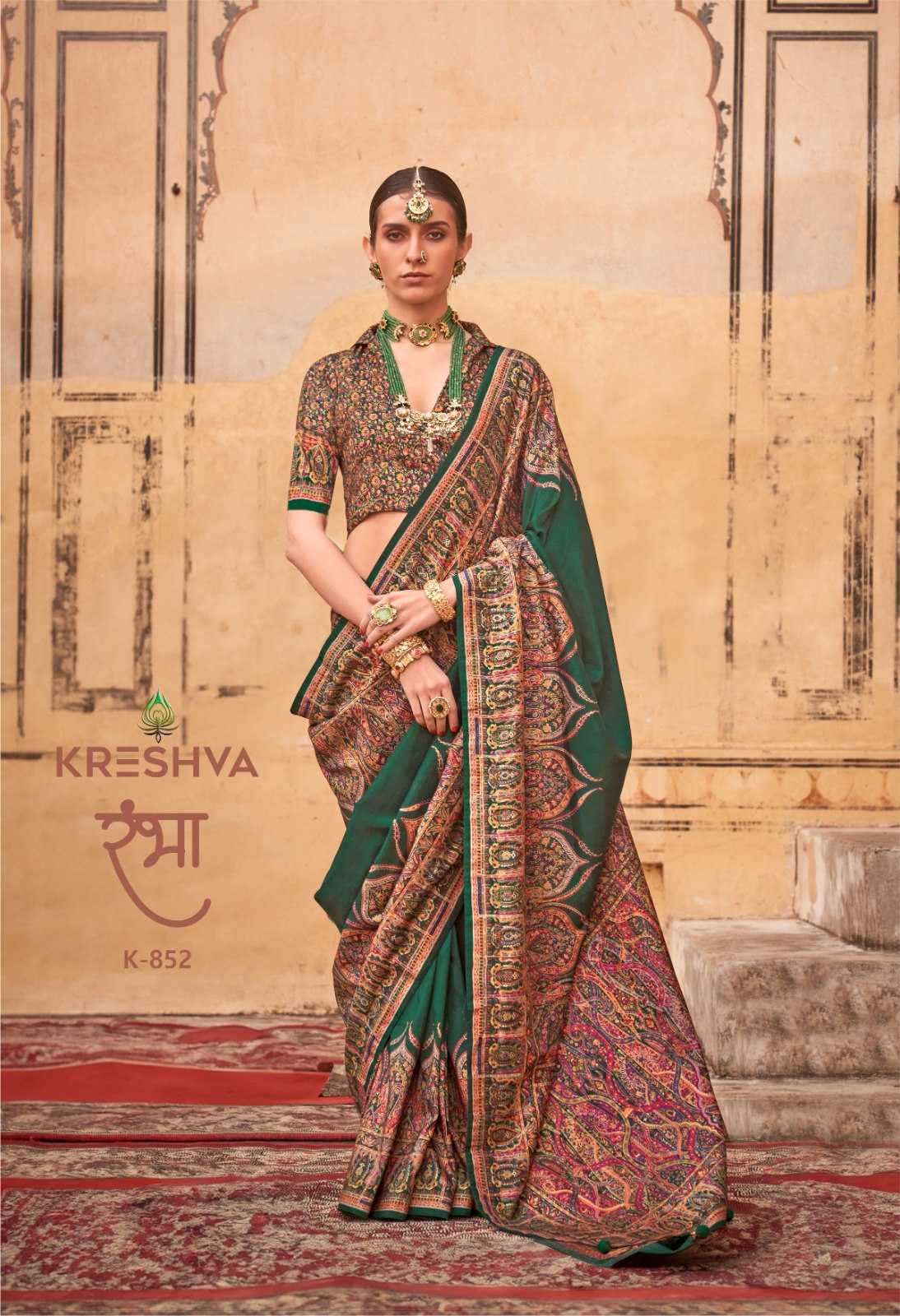Ynf Pure Bandhej KESH522 116 Sarees Wedding Collections Wholesale Ajrakh Sarees Wedding Outfits Manufacturer