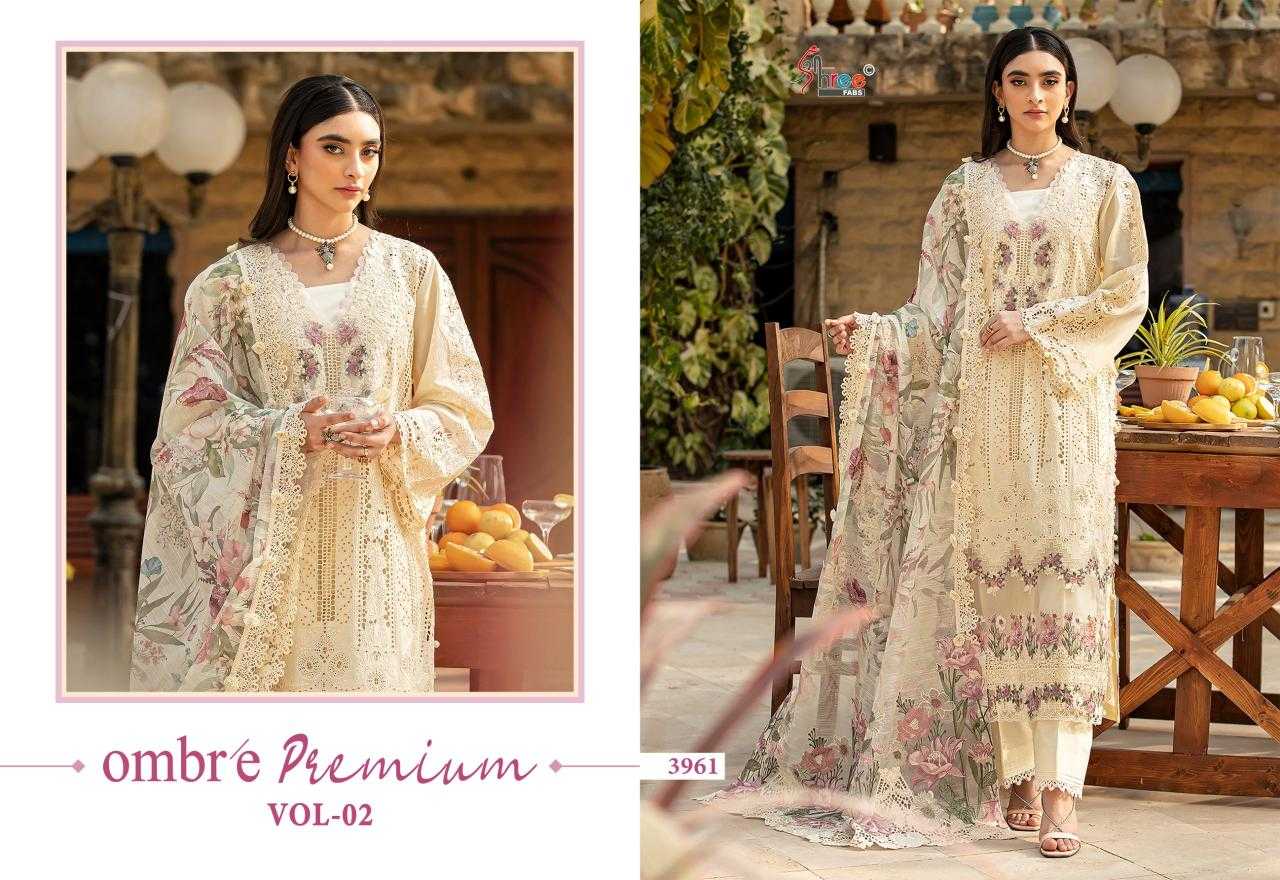 Ynf Pure Cotton KESH444 OMBRE-PREMIUM VOL-2 Suits & Dresses Wedding Collections Wholesale Embroidery Suits Cotton Suits Designer Suits Manufacturer