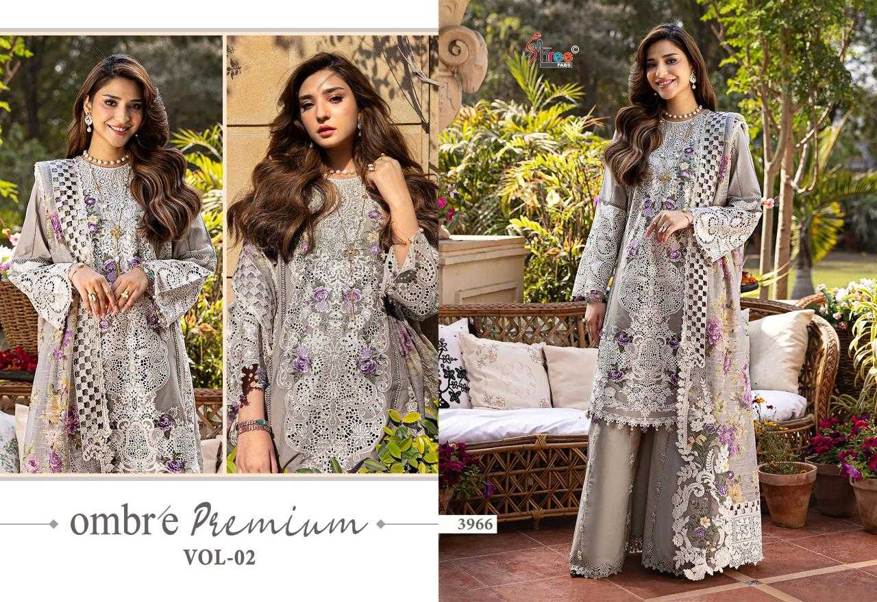 Ynf Pure Cotton KESH444 OMBRE-PREMIUM VOL-2 Suits & Dresses Wedding Collections Wholesale Embroidery Suits Cotton Suits Designer Suits Manufacturer