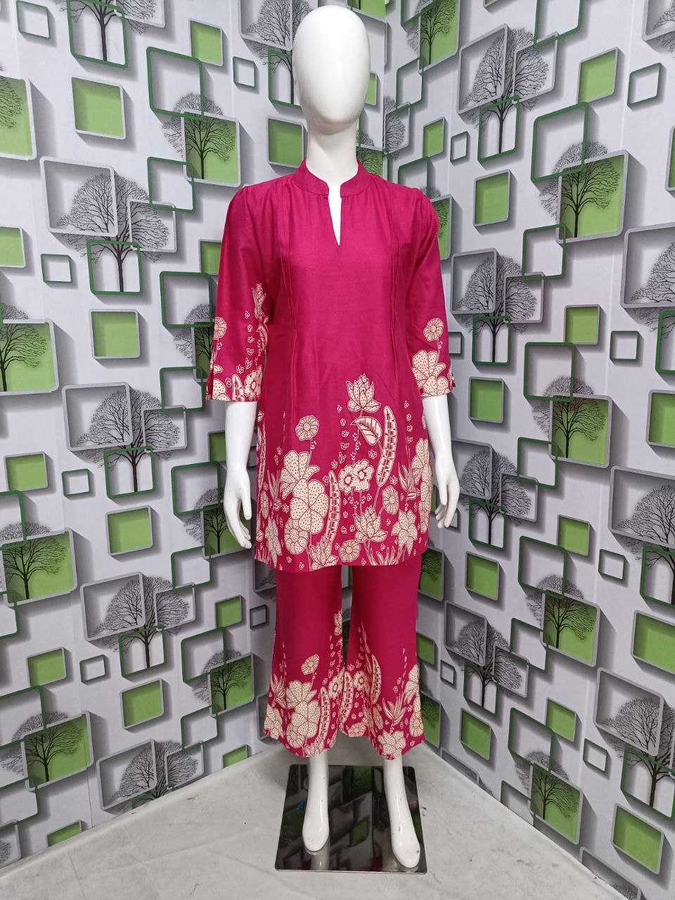 Ynf Pure Cotton KESH461 104 Suits & Dresses Western Wears Festive Collections Wholesale Co-ord Set Printed Dresses Cotton Dresses Manufacturer