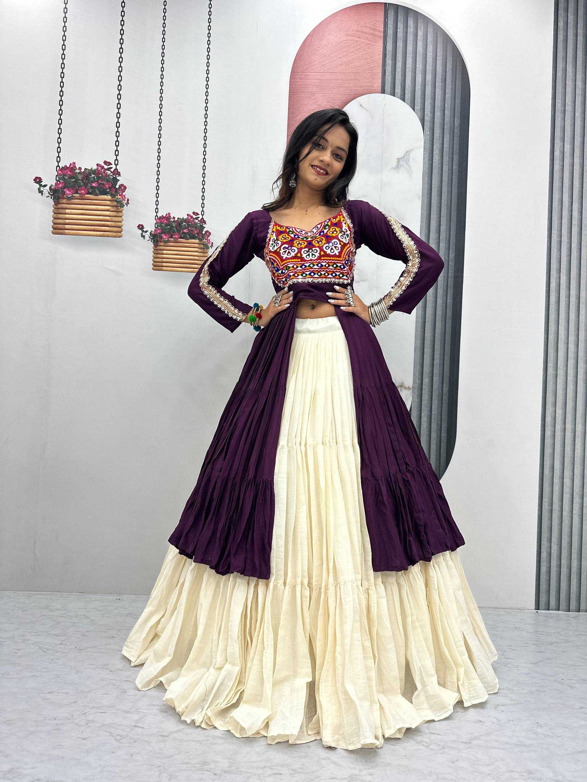 Ynf Pure Cotton KESH496 N47 Lehengas Western Wears Festive Collections Wholesale Designer Lehenga Choli Indo-Western Lehenga Navratri Chaniya Choli Manufacturer