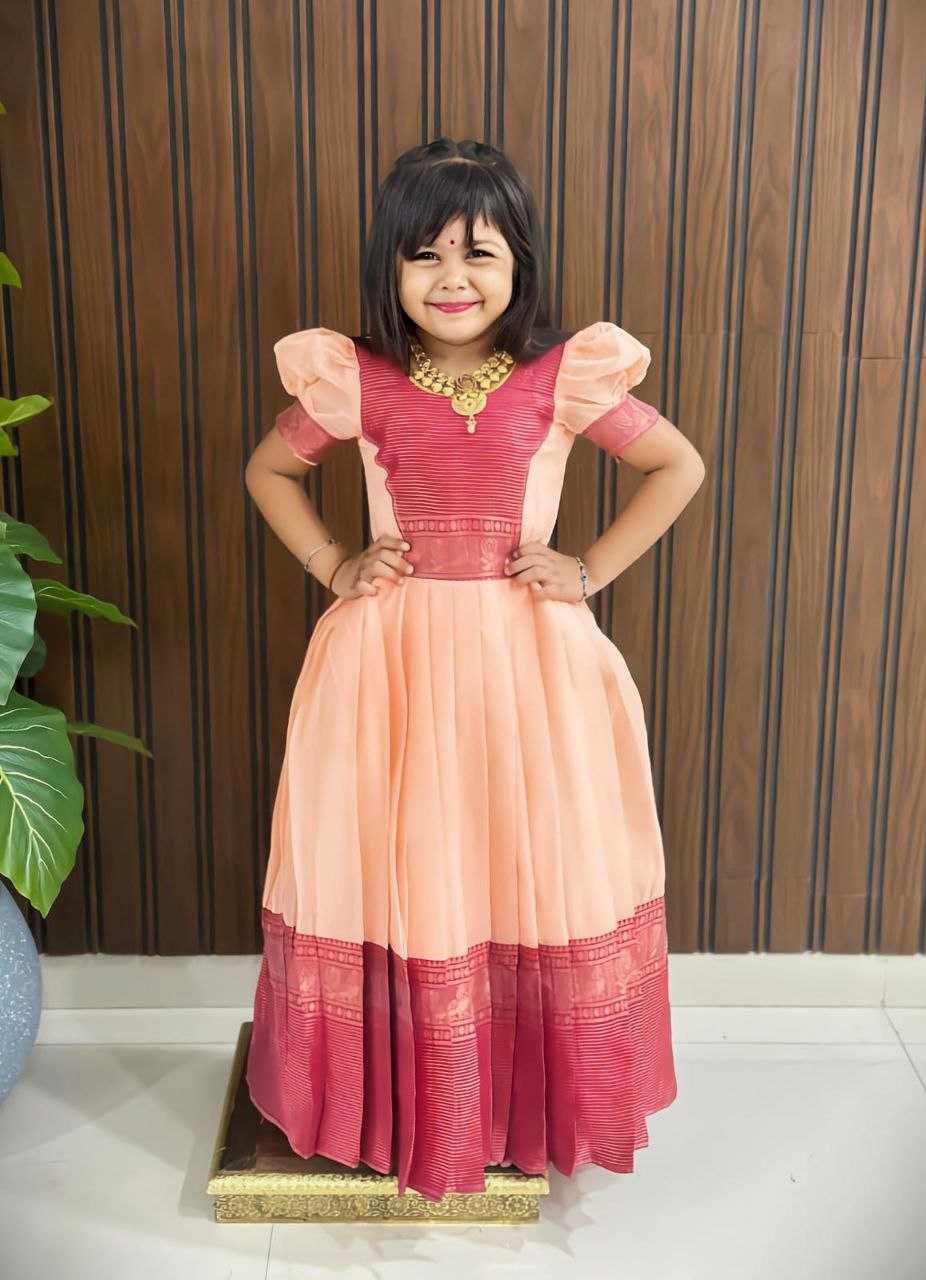Ynf Pure Cotton RIN161 DAUGHTER Kids Wear Wedding Collections Festive Collections Wholesale Kids Gown Girls Cotton Frocks Kids Festive Wear Manufacturer