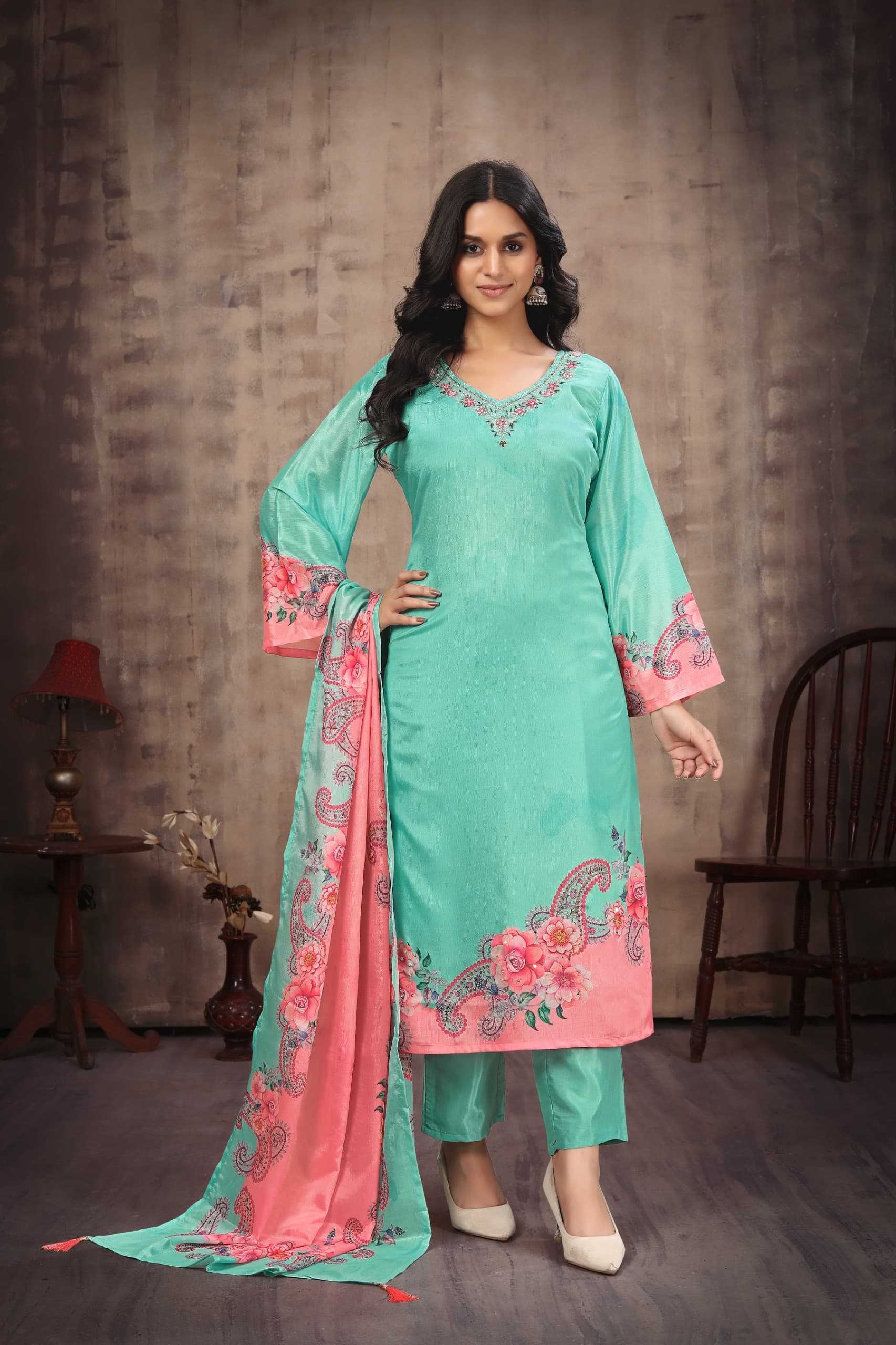 Ynf Pure Cotton RIN190 MG Setwise Collections Wholesale Dresses & Suits Catalogs Manufacturer