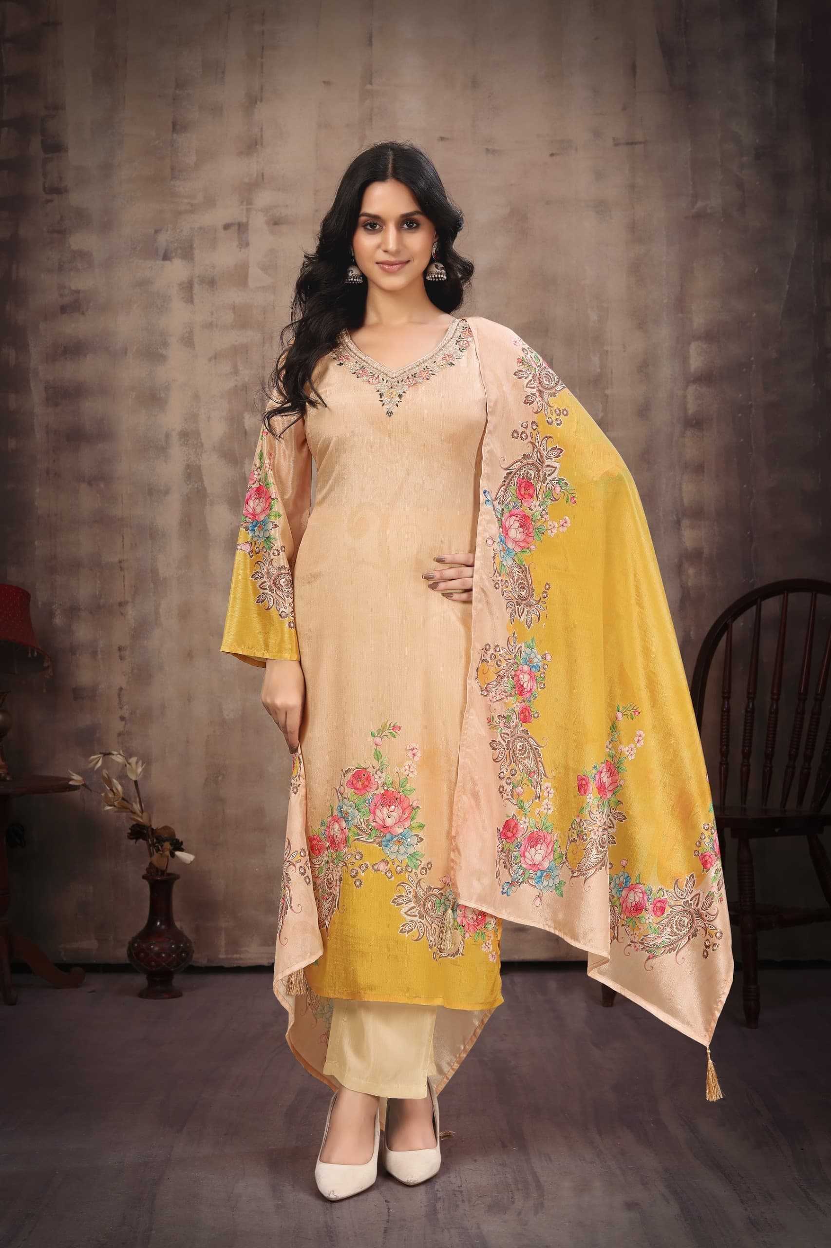 Ynf Pure Cotton RIN190 MG Setwise Collections Wholesale Dresses & Suits Catalogs Manufacturer