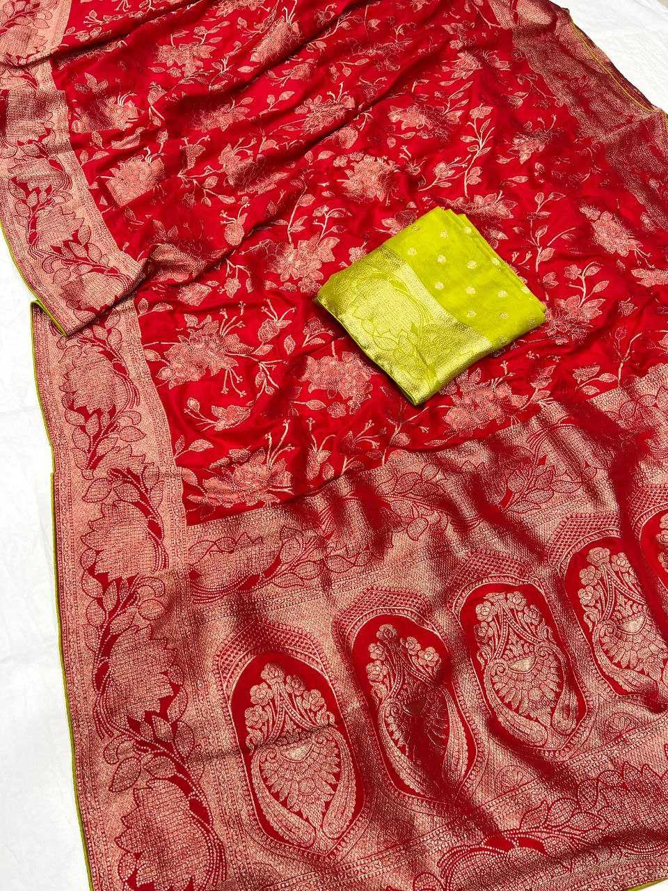 Ynf Pure Crepe RIN225 947 Sarees Wedding Collections Festive Collections Wholesale Georgette Sarees Festive Sarees Sarees With Blouse Manufacturer