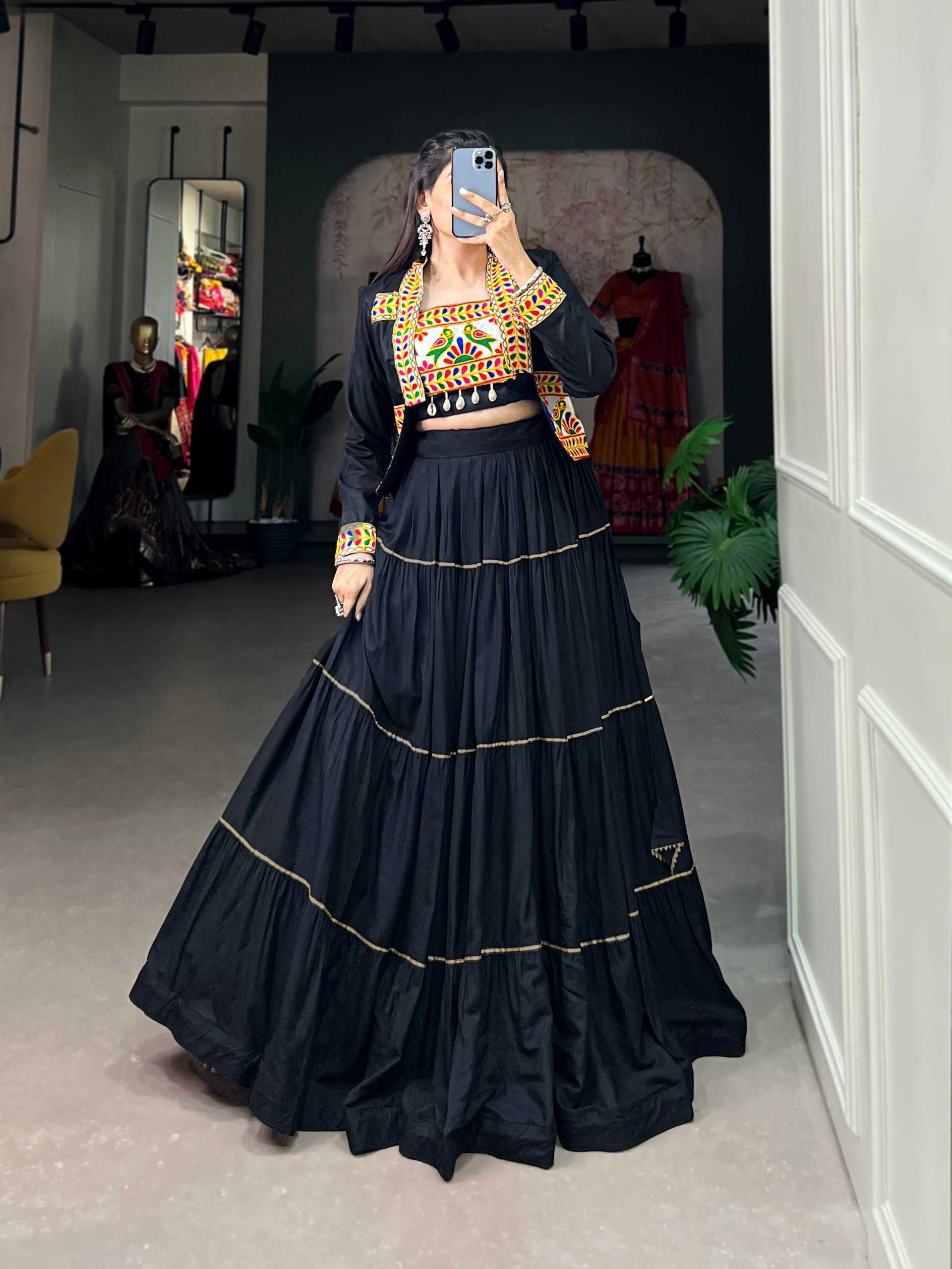 Ynf Pure Rayon KESH134 JHAMKUDI Lehengas Festive Collections Wholesale Designer Lehenga Choli Lehenga With Blouse Navratri Chaniya Choli Manufacturer