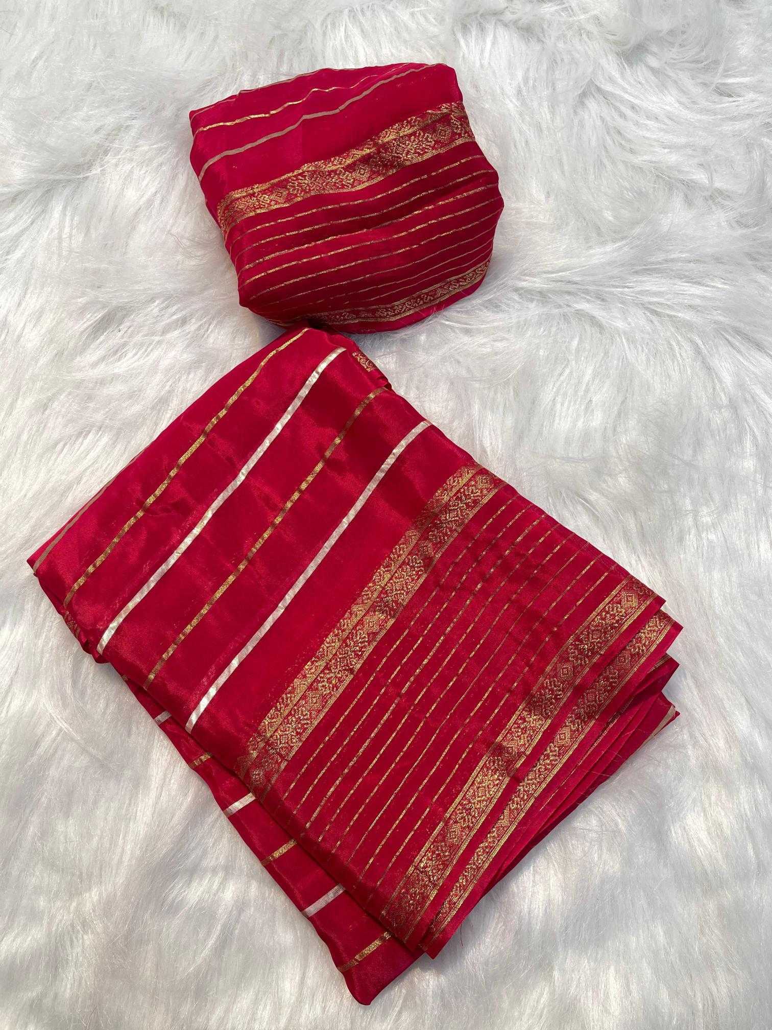 Ynf Pure Silk RIN195 Pure Matka Stripes Silk Sarees Wholesale Traditional Silk Sarees Designer Silk Sarees Silk Sarees For Weddings Manufacturer