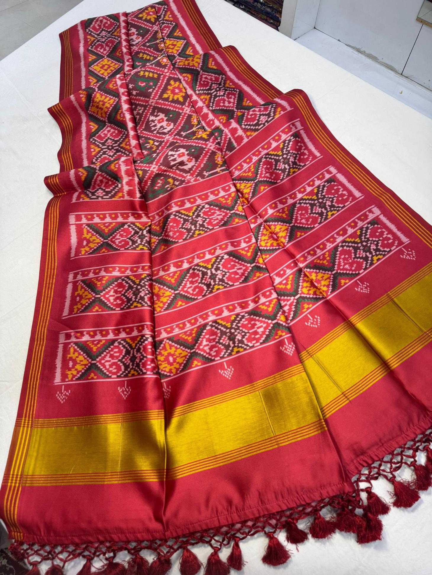 Ynf Pure Silk KESH532 MOTI MAHAL PATOLA Sarees Wholesale Designer Sarees Party Wear Sarees Fancy Sarees Manufacturer