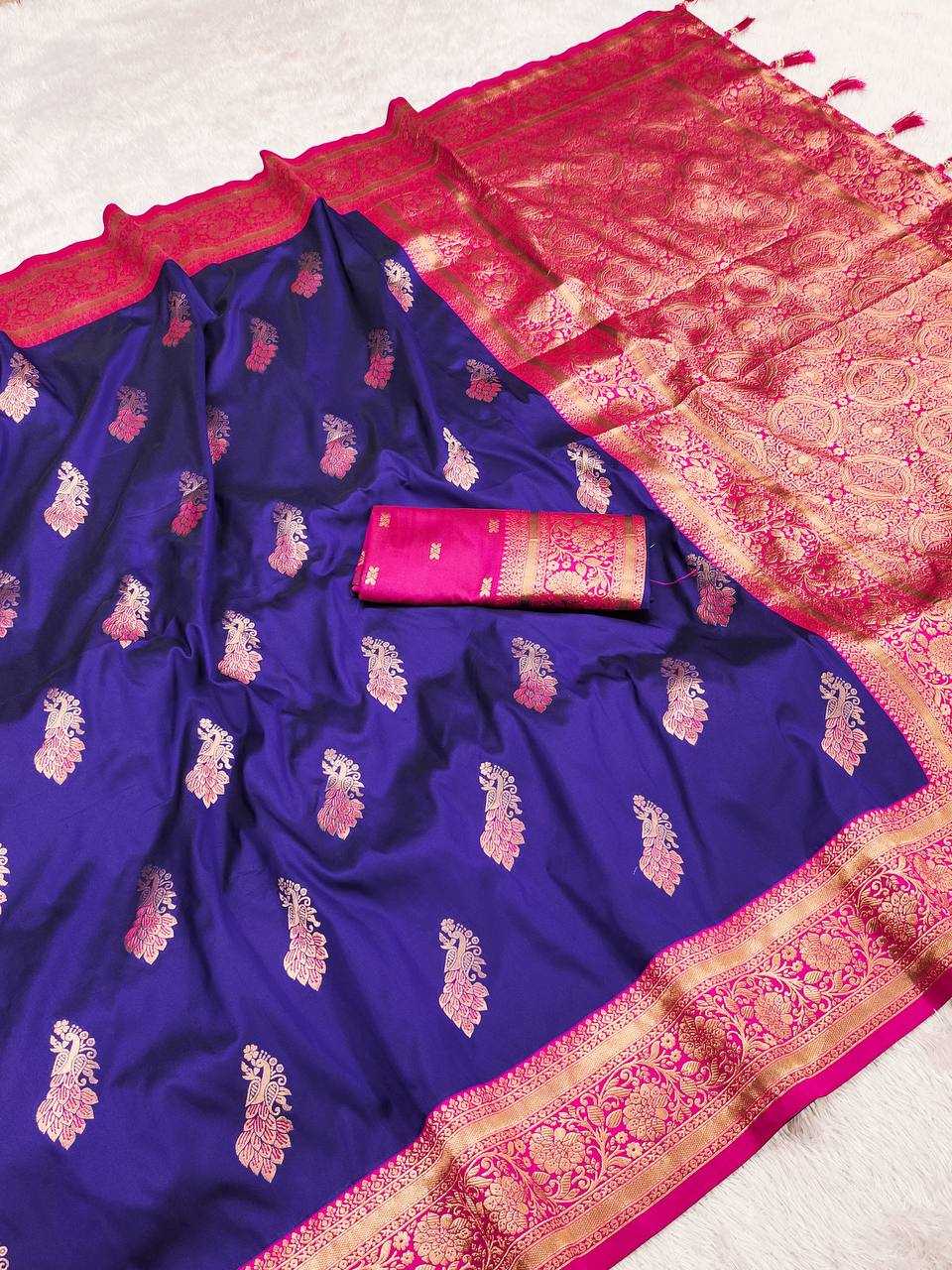 Ynf Pure Silk RIN150 Mahima Silk Sarees Wedding Collections Festive Collections Wholesale Silk Sarees With Contrast Pallu Zari Border Silk Sarees Silk Sarees With Blouse Manufacturer