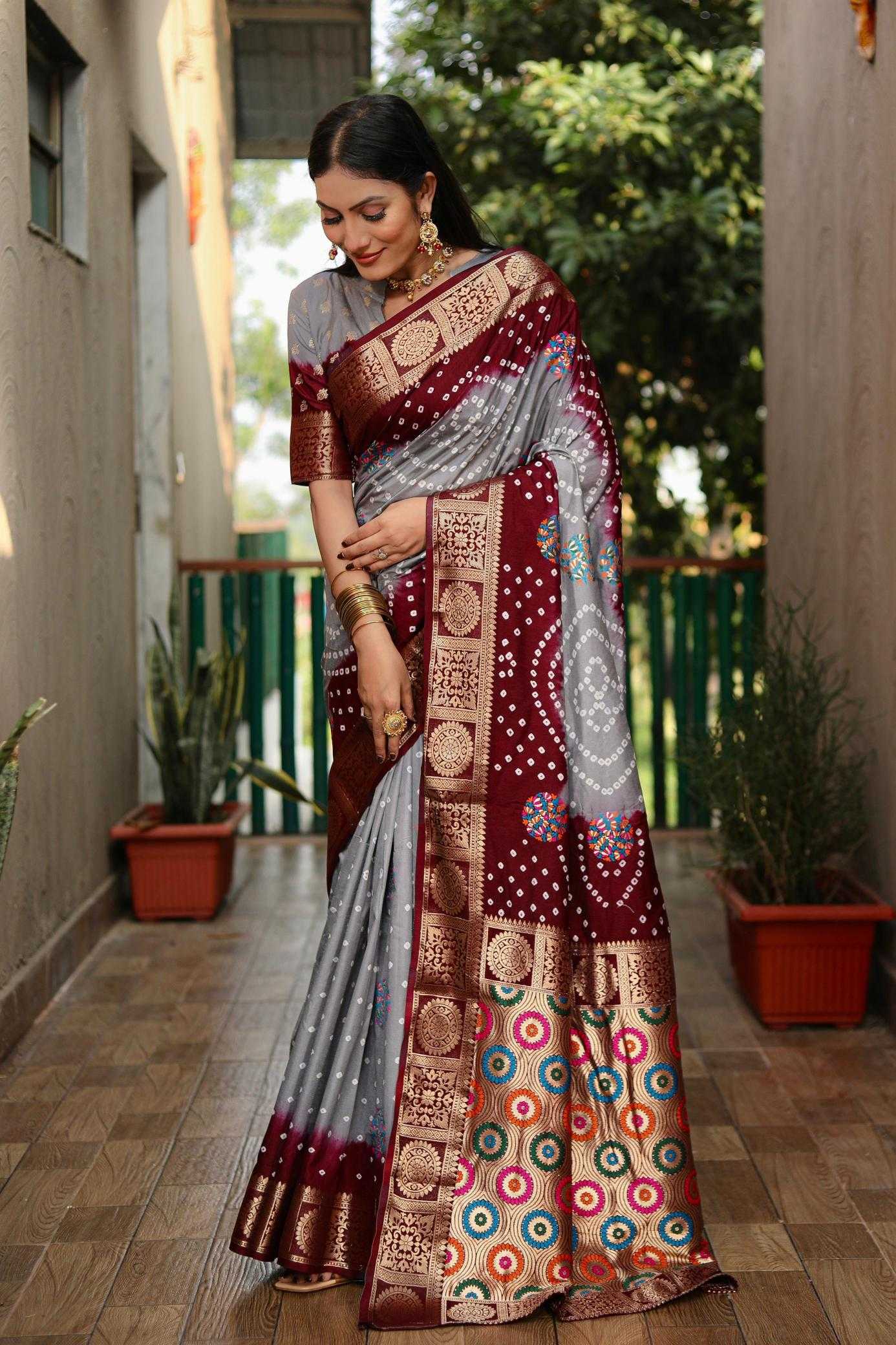 Ynf Pure Silk RIN183 ISHANI Silk Sarees Wholesale Traditional Silk Sarees Designer Silk Sarees Zari Border Silk Sarees Manufacturer