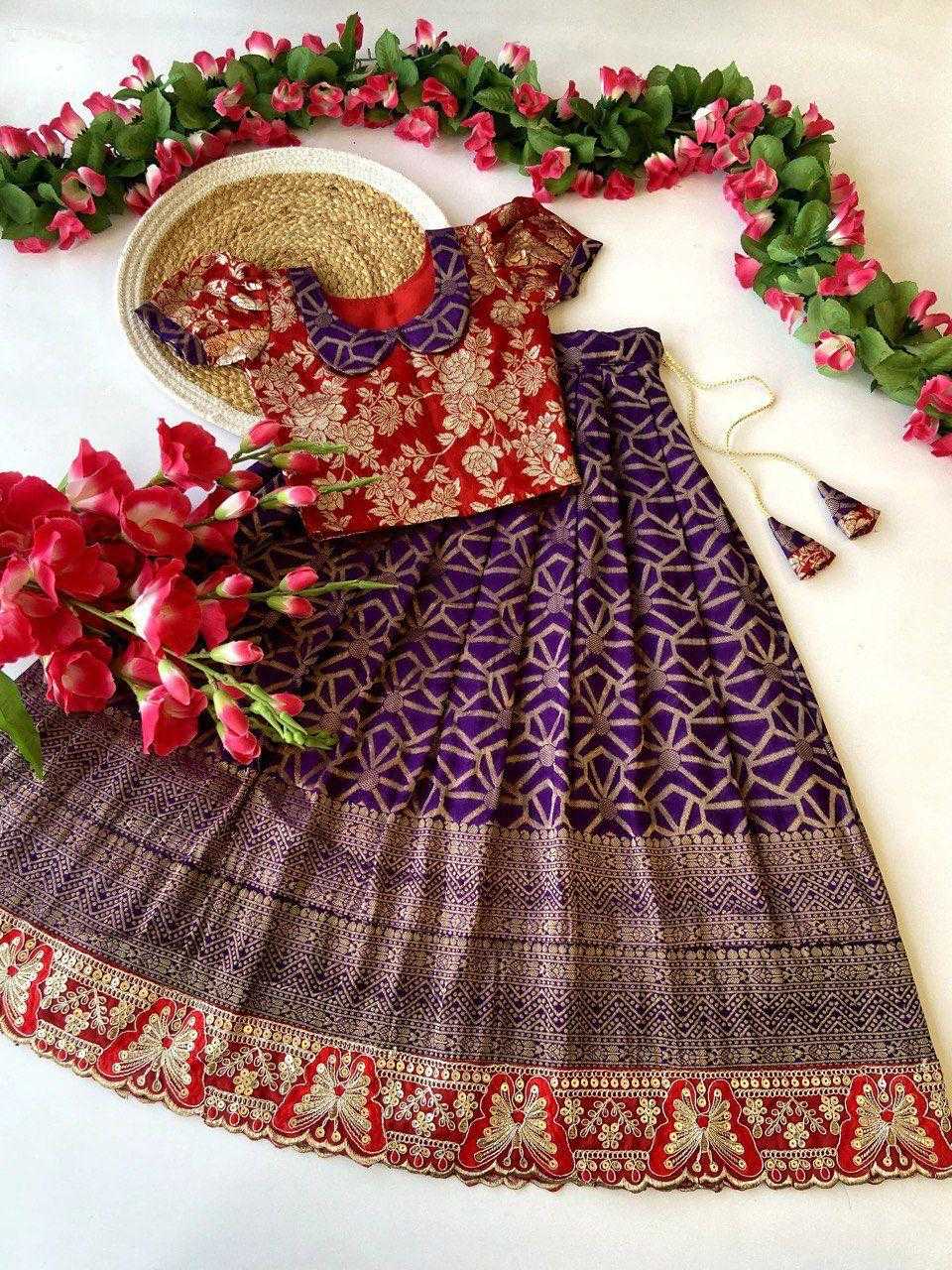 Ynf Pure Viscos KESH503 8024 Kids Wear Wholesale Kids Lehenga Kids Lehenga Choli Baby Girl Lehenga Manufacturer