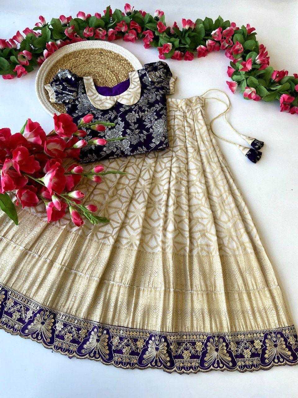 Ynf Pure Viscos KESH503 8024 Kids Wear Wholesale Kids Lehenga Kids Lehenga Choli Baby Girl Lehenga Manufacturer