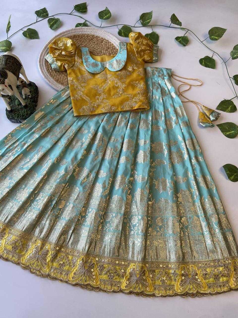 Ynf Pure Viscos KESH503 8033 Kids Wear Wholesale Kids Lehenga Kids Lehenga Choli Baby Girl Lehenga Manufacturer