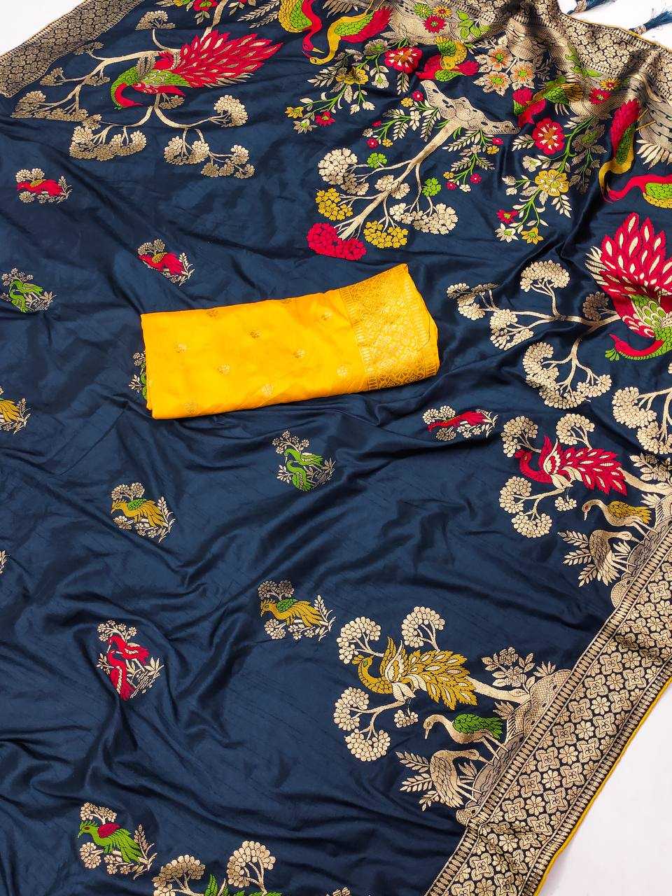 Ynf Pure Viscos RIN150 Dolla -1 Silk Sarees Wholesale Dola Silk Sarees Party Wear Silk Sarees Manufacturer