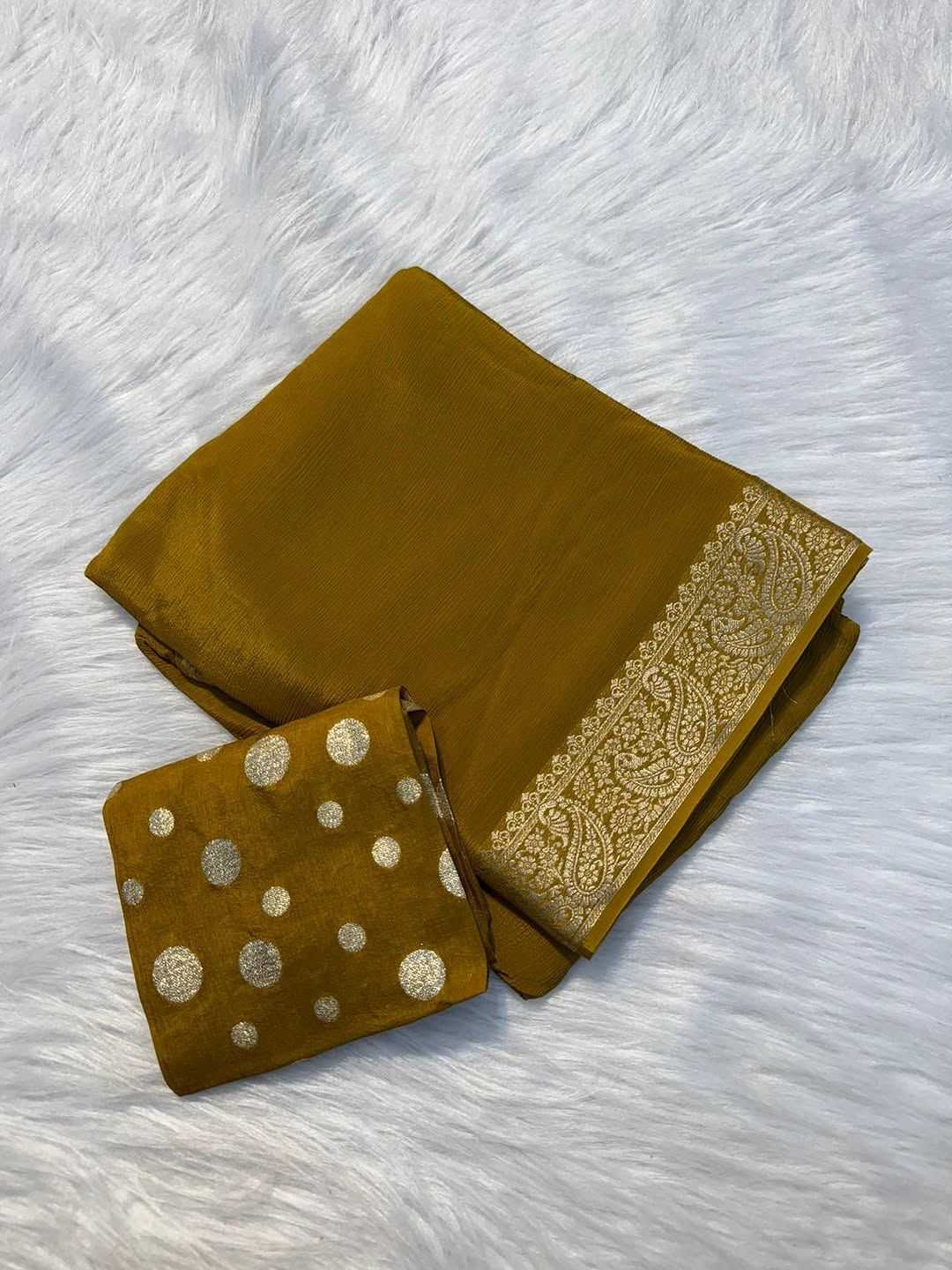 Ynf Pure Viscos RIN178 FERONS Sarees Wholesale Georgette Sarees Jacquard Saree Viscose Saree Manufacturer