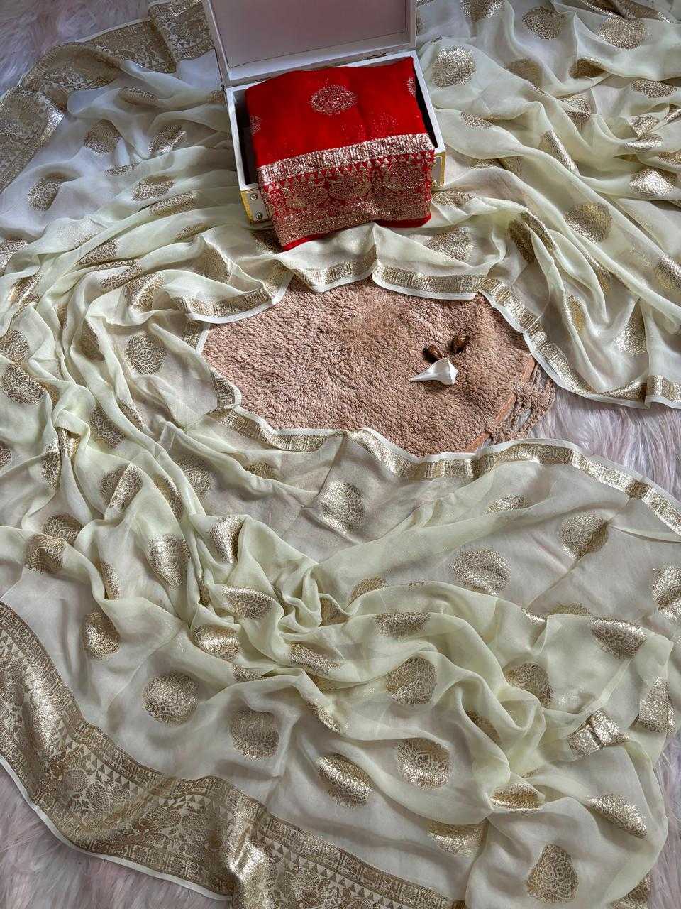 Ynf Pure Viscos RIN178 TINKE Sarees Wedding Collections Festive Collections Wholesale Georgette Sarees Zari Border Sarees Viscose Saree Manufacturer