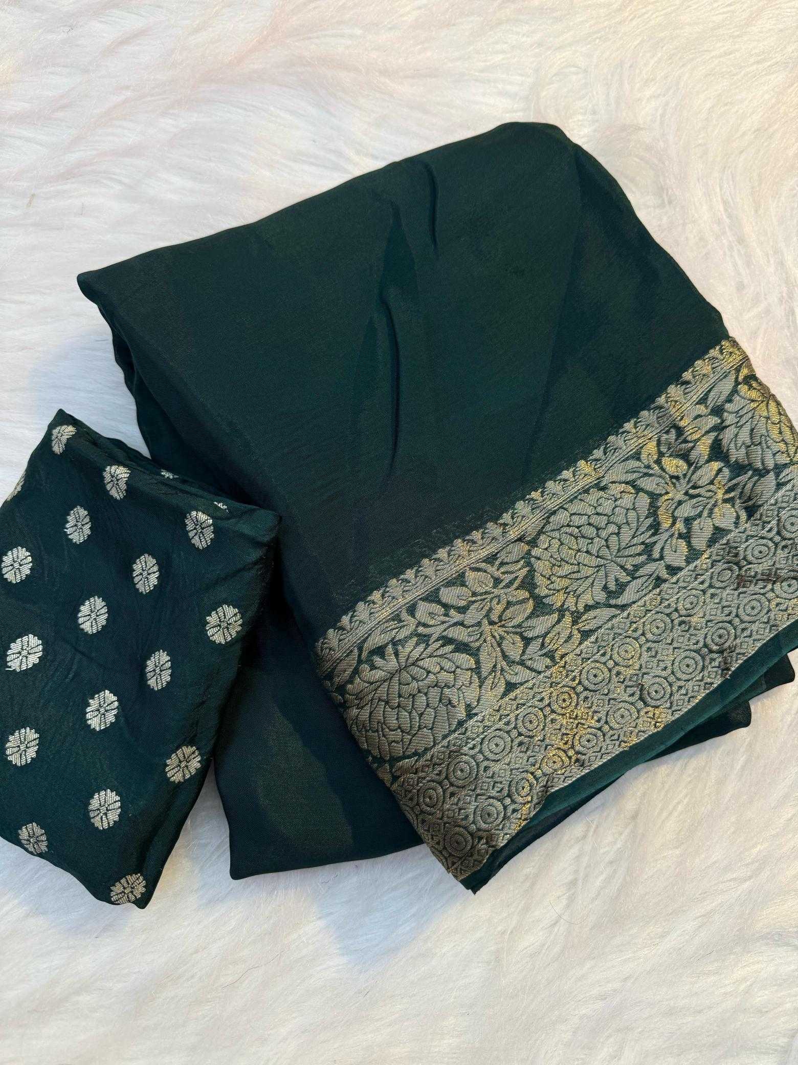 Ynf Pure Viscos RIN195 Pure mysoor crepe Sarees Wholesale Designer Sarees Party Wear Sarees Viscose Saree Manufacturer