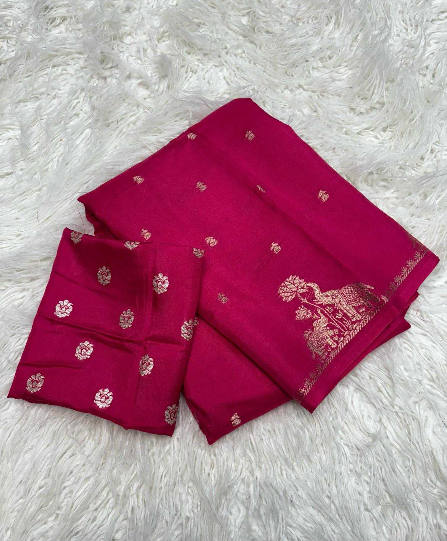 Ynf Pure Viscos RIN195 Russian Viscose Sarees Wholesale Designer Sarees Jacquard Saree Viscose Saree Manufacturer