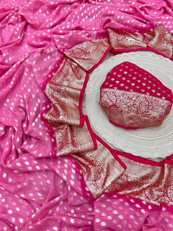 Ynf Pure Viscos RIN198 HIJECK Sarees Wholesale Georgette Sarees Butta Sarees Viscose Saree Manufacturer