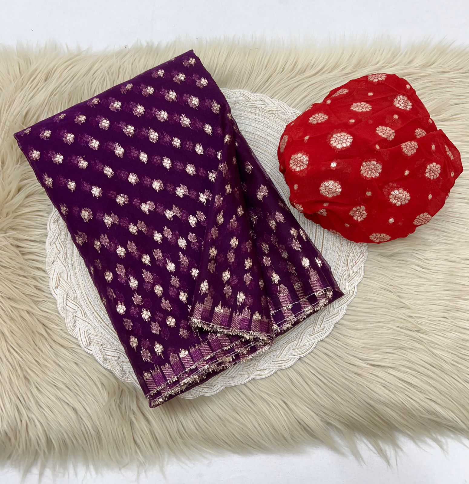Ynf Pure Viscos RIN198 YAMUNA Sarees Wholesale Organza Sarees Butta Sarees Zari Border Sarees Manufacturer