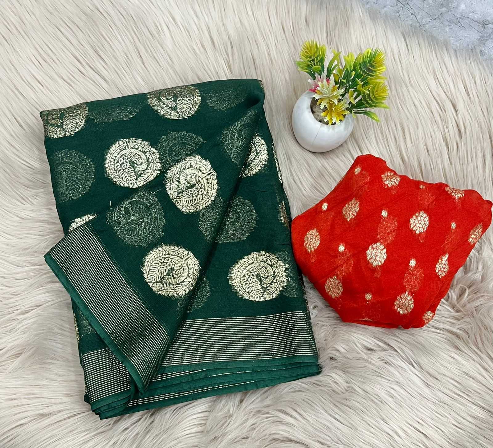 Ynf Pure Viscos RIN222 GULSHAN Sarees Wholesale Georgette Sarees Zari Border Sarees Viscose Saree Manufacturer