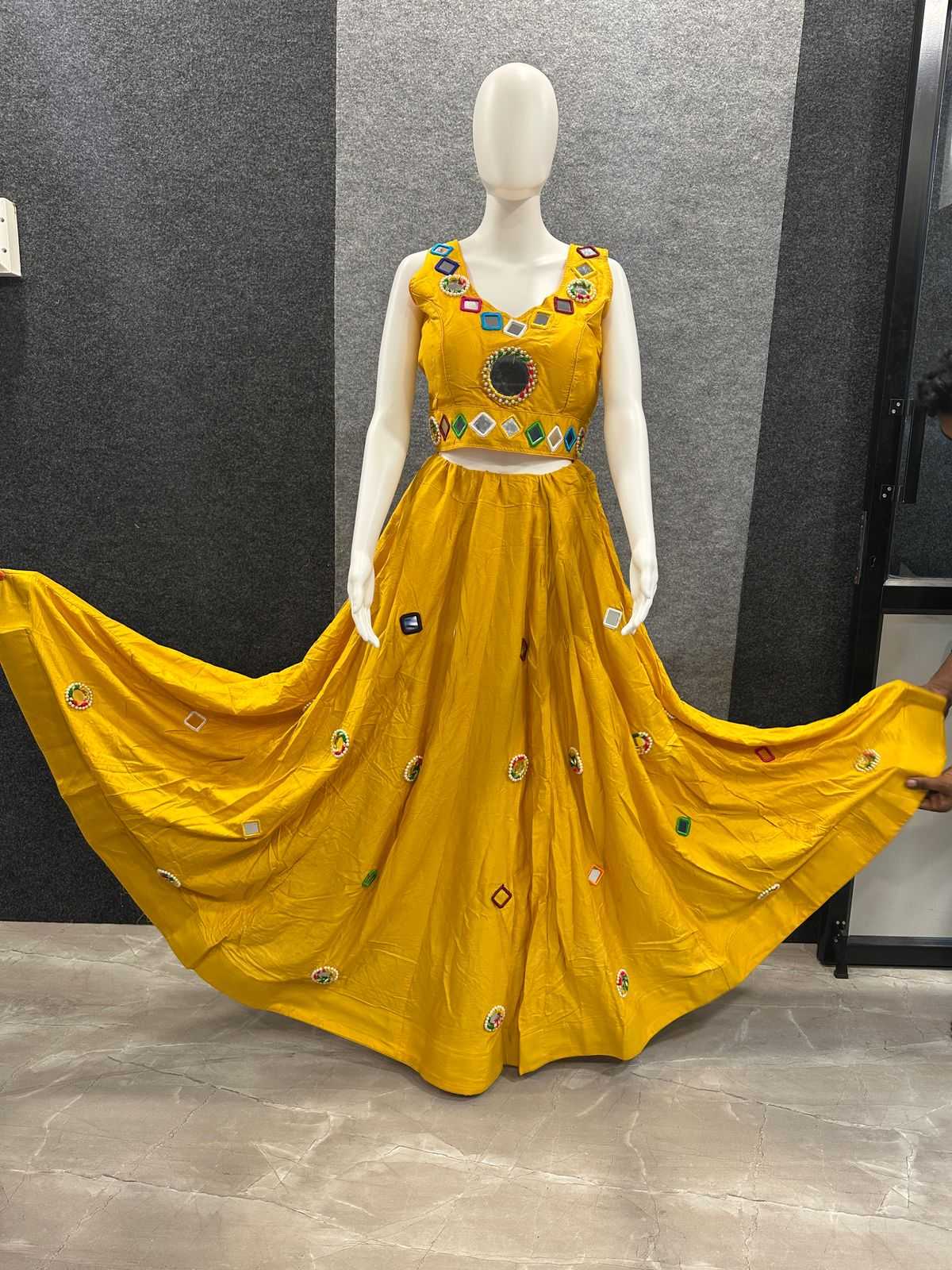 Ynf Rayon KESH426 masakali Lehengas Wholesale Designer Lehenga Mirror Work Lehenga Heavy Lehenga Manufacturer
