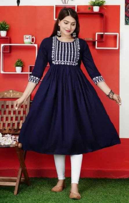 Ynf Rayon KESH461 102 Kurti Wholesale Designer Kurtis Rayon Kurtis Embroidered Kurtis Manufacturer