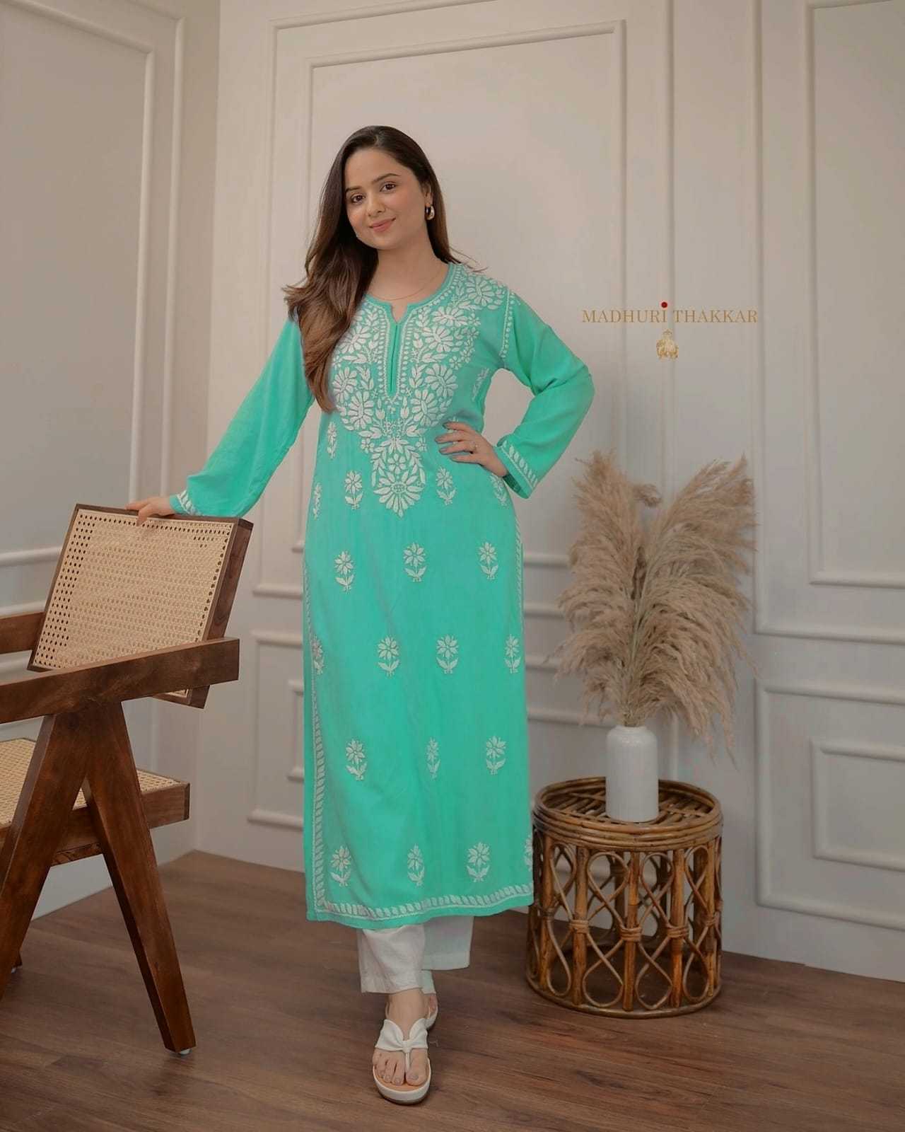 Ynf Rayon KESH502 1025 Kurti Plus Size Collections Wholesale Cotton Kurtis Rayon Kurtis Kurti With Pants Manufacturer