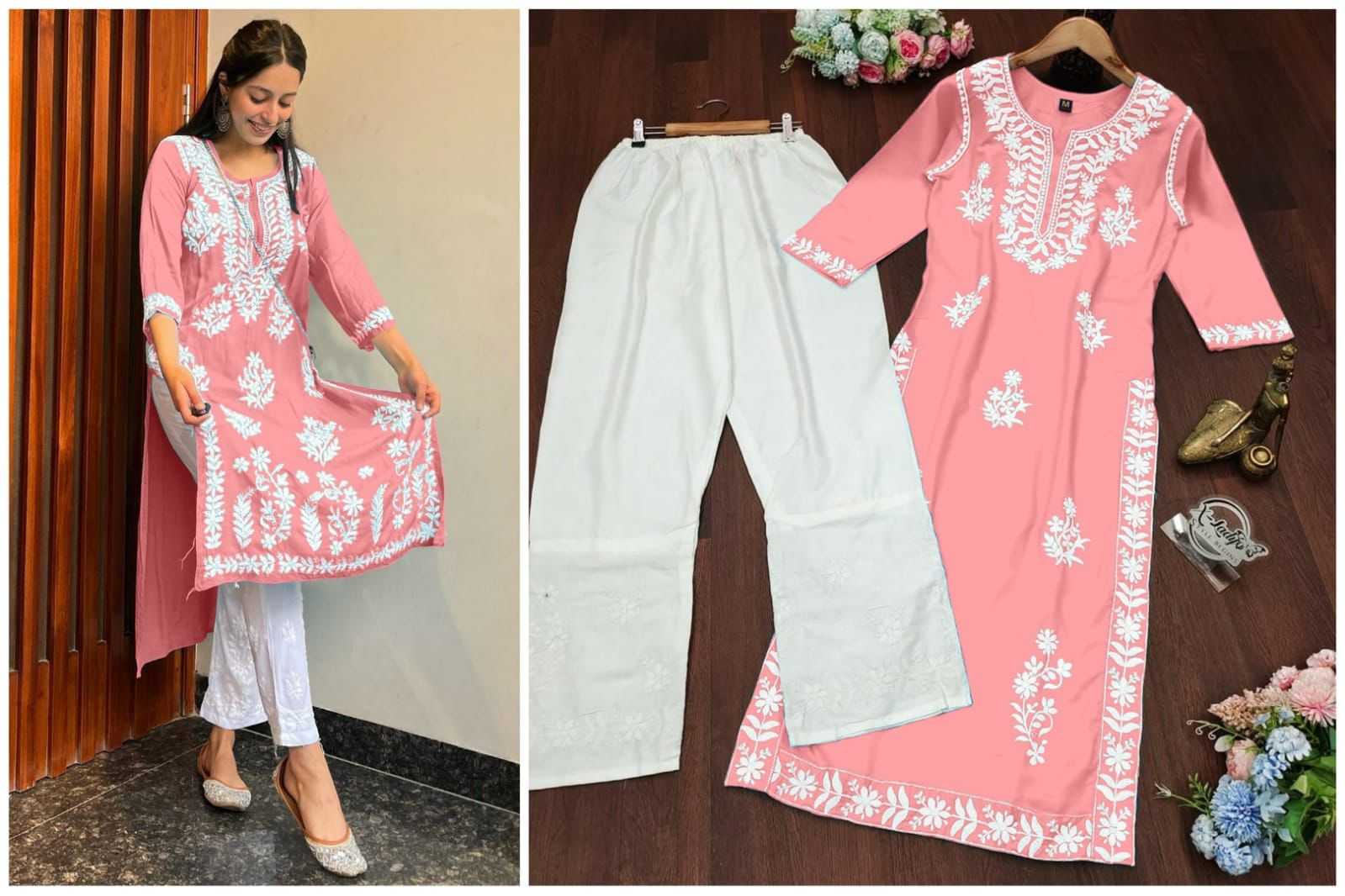 Ynf Rayon KESH502 402 Kurti Plus Size Collections Wholesale Cotton Kurtis Rayon Kurtis Embroidered Kurtis Manufacturer