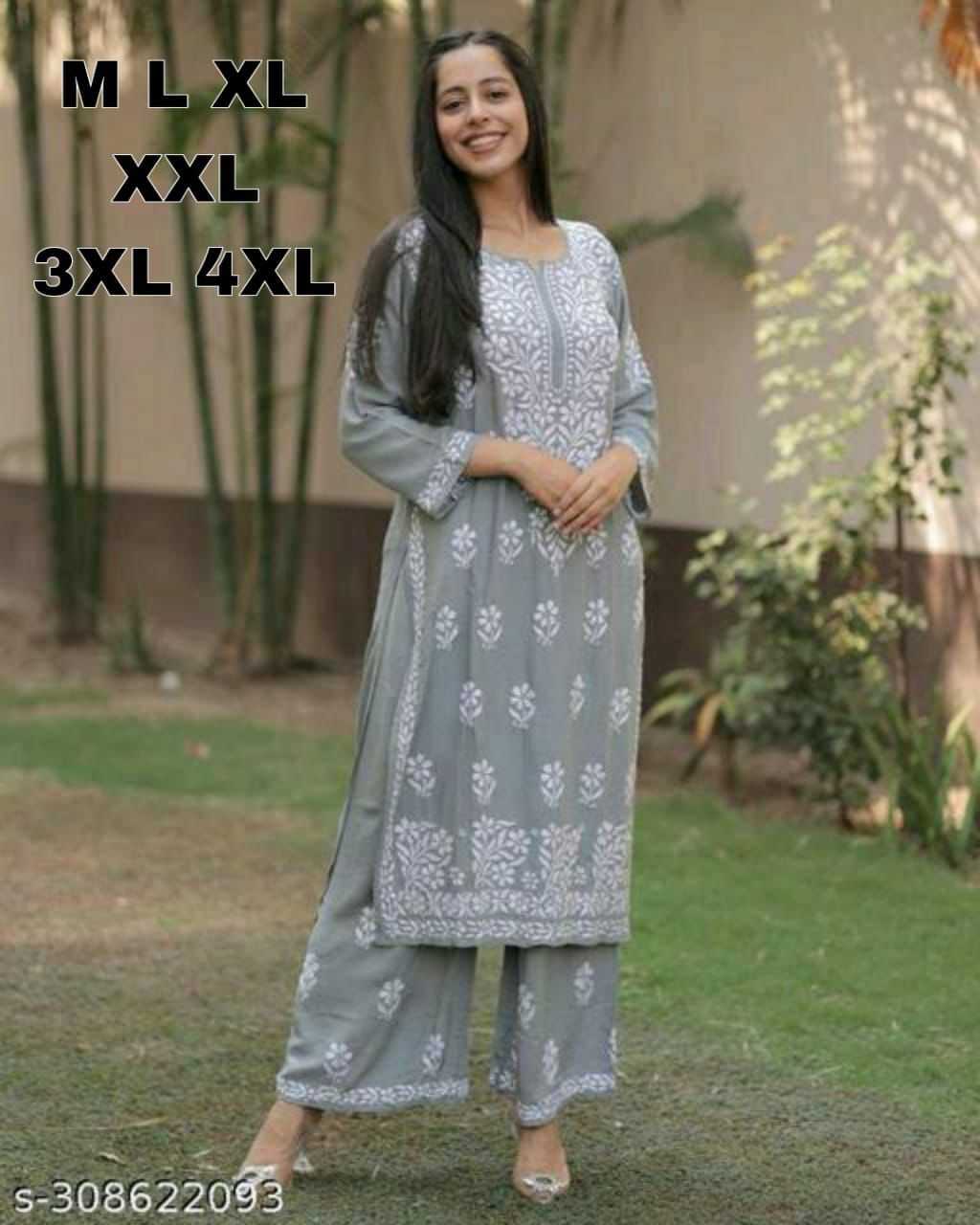Ynf Rayon KESH502 499 Kurti Wholesale Printed Kurtis Chikankari Kurtis Kurti With Palazzo Manufacturer