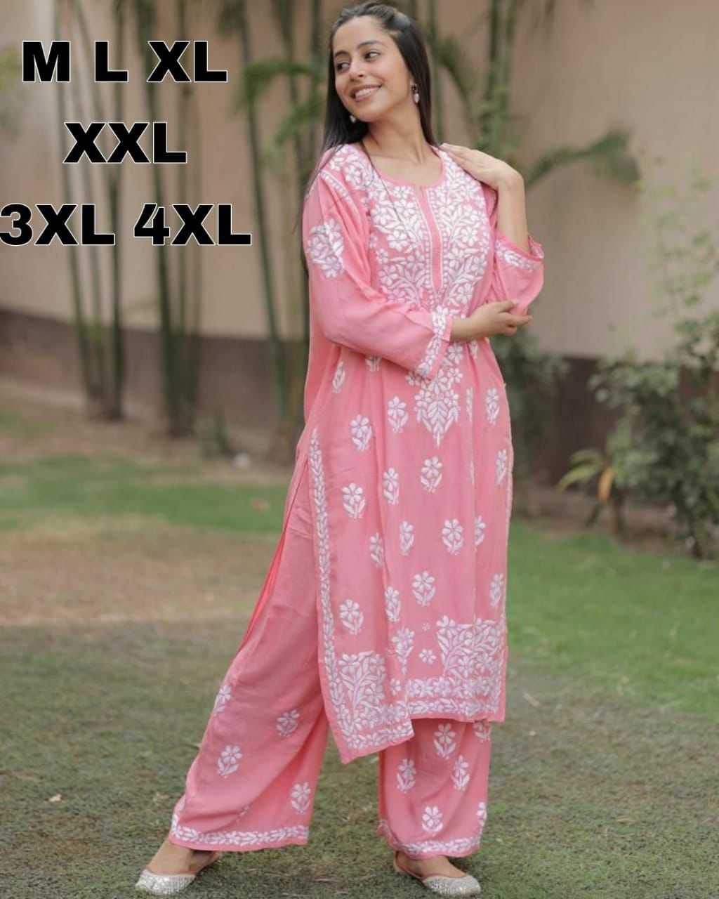 Ynf Rayon KESH502 499 Kurti Wholesale Printed Kurtis Chikankari Kurtis Kurti With Palazzo Manufacturer