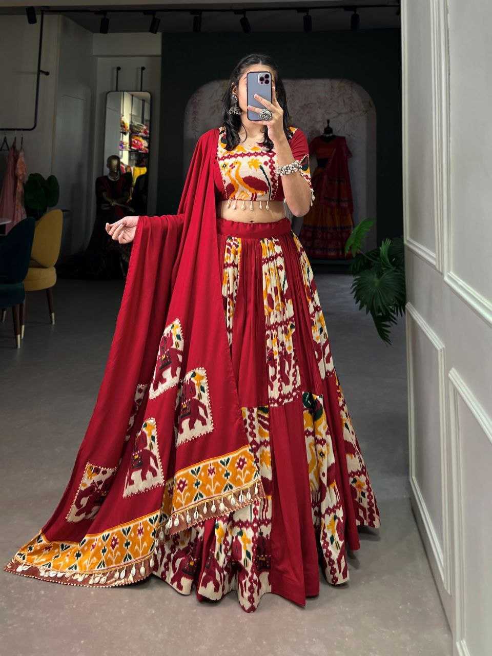 Ynf Rayon KESH511 Cowrie Festive Collections Wholesale Navratri Chaniya Choli Manufacturer