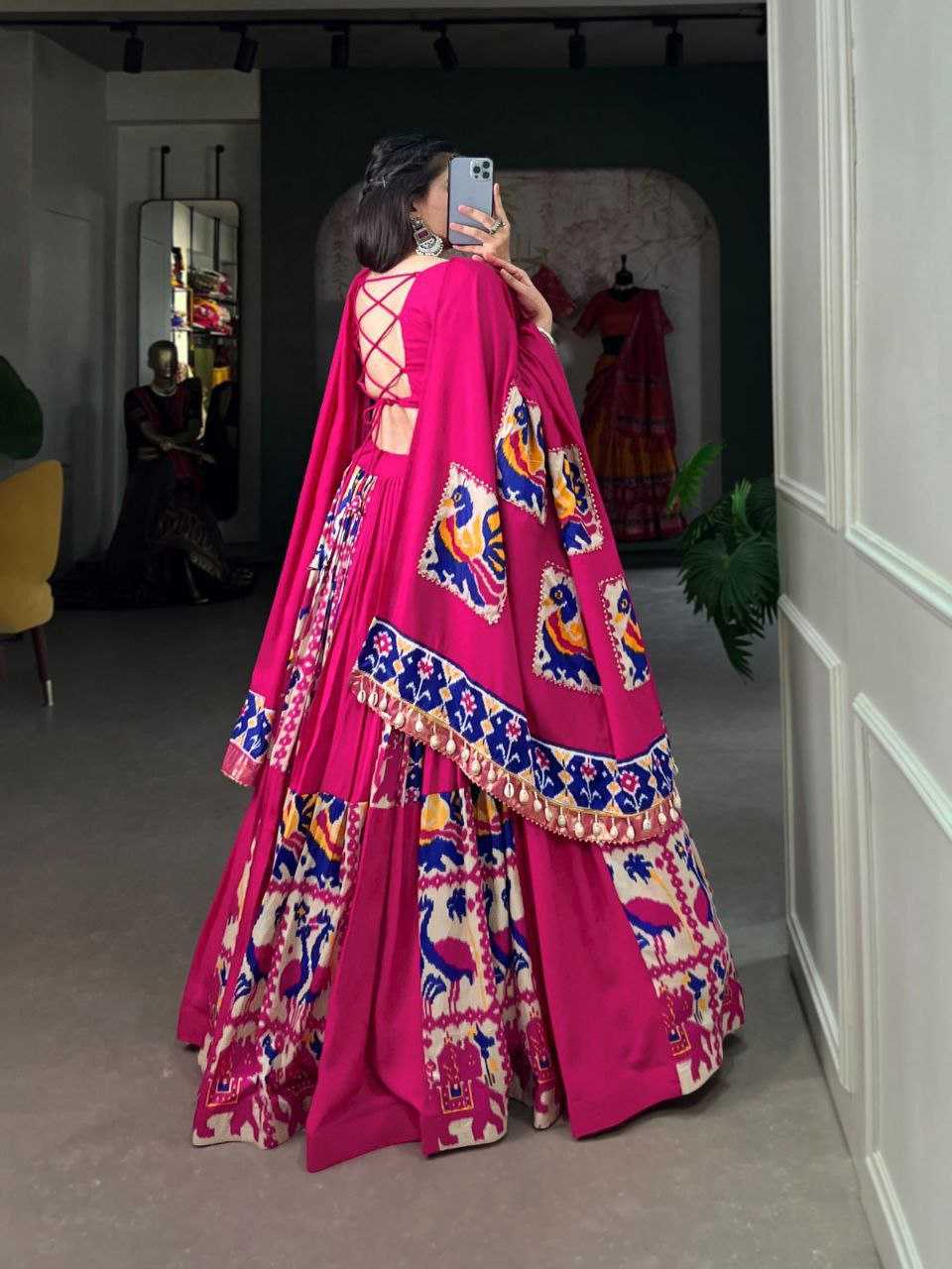 Ynf Rayon KESH511 Cowrie Festive Collections Wholesale Navratri Chaniya Choli Manufacturer