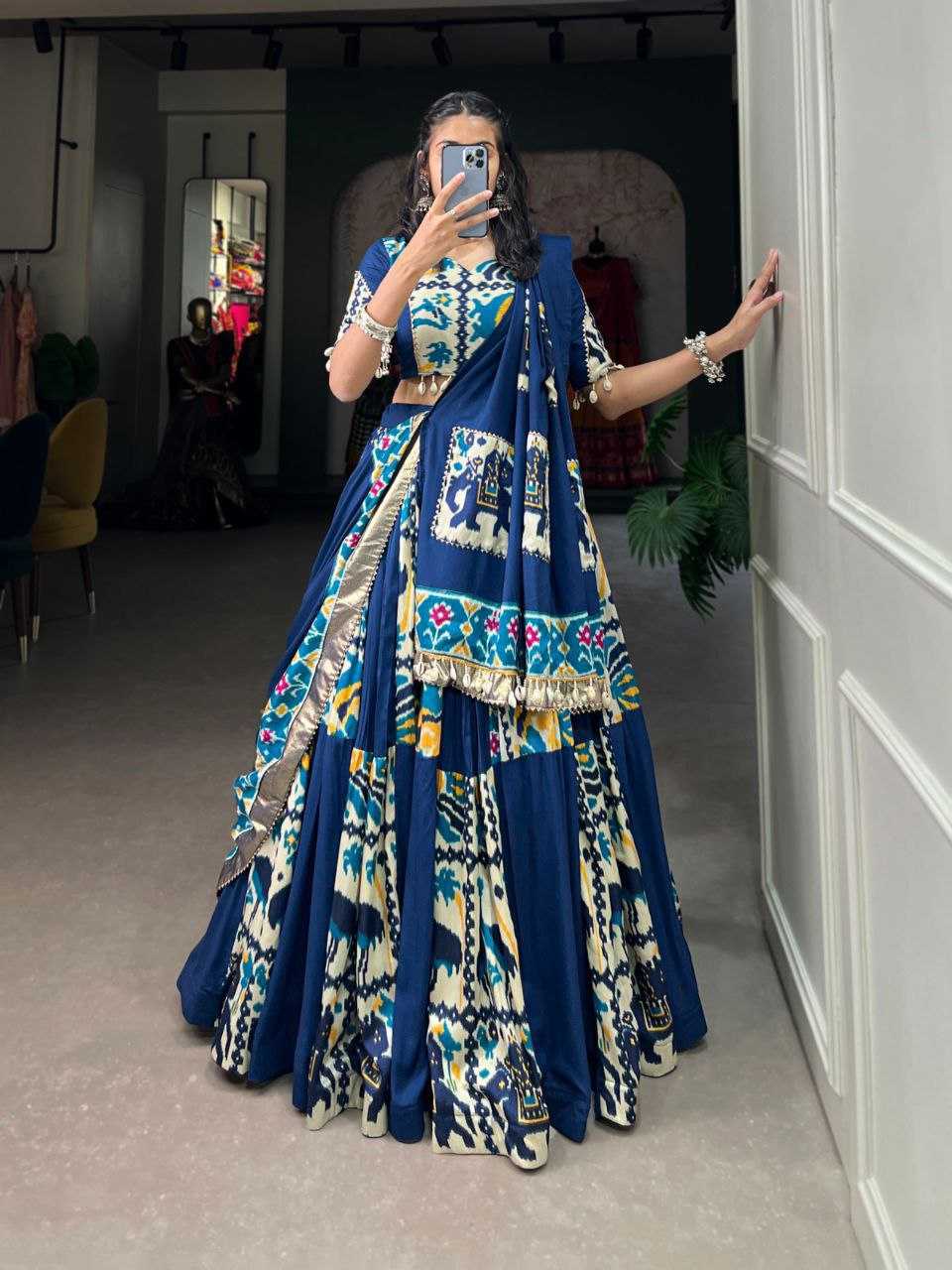 Ynf Rayon KESH511 Cowrie Festive Collections Wholesale Navratri Chaniya Choli Manufacturer