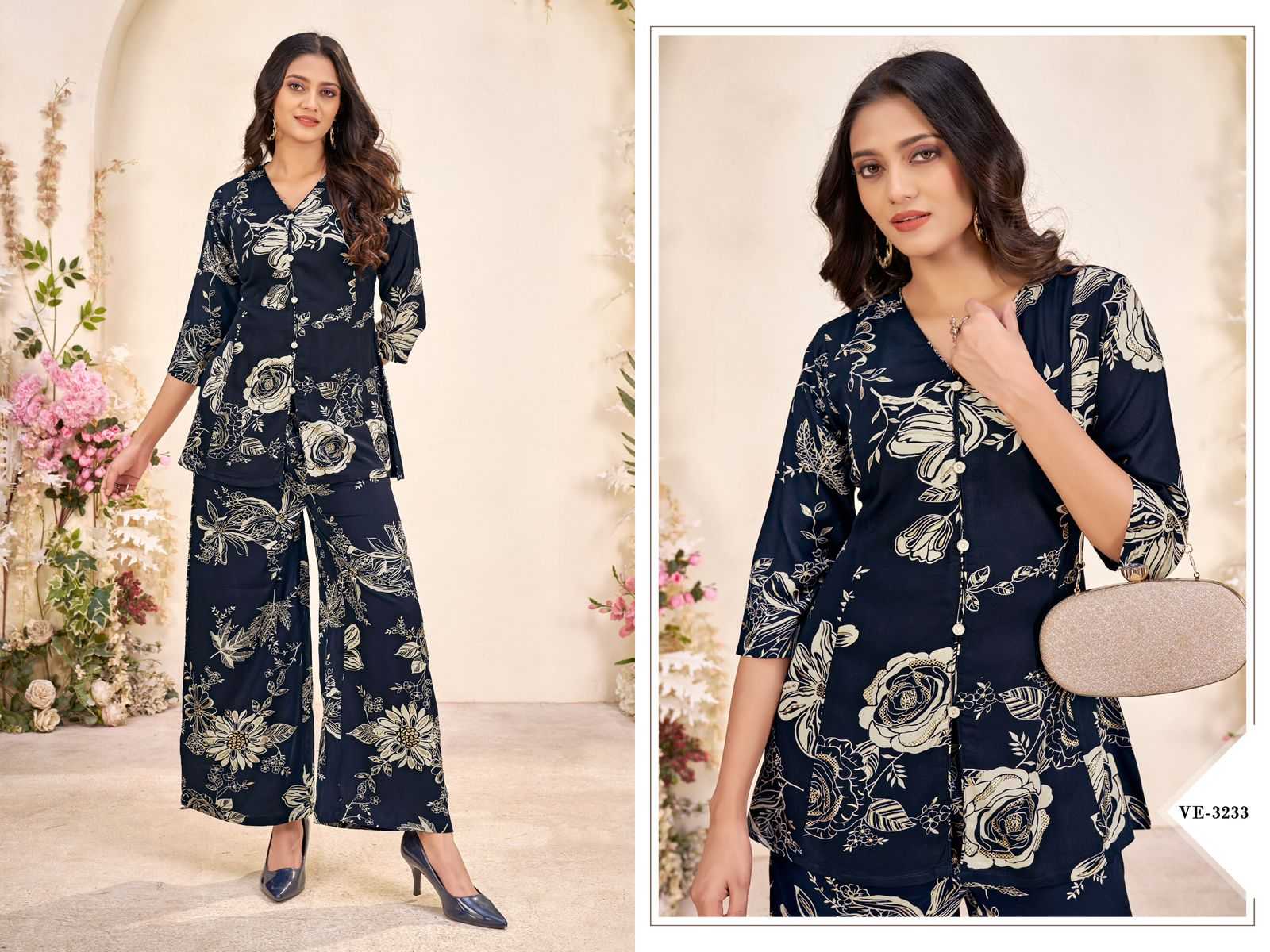Ynf Rayon RIN190 3232 Setwise Collections Wholesale Night Wear Catalogs Manufacturer