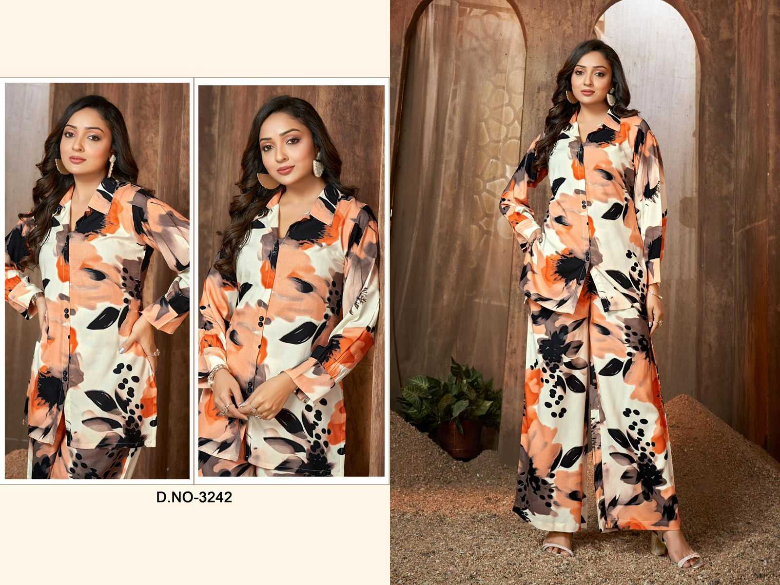 Ynf Rayon RIN190 3232 Setwise Collections Wholesale Night Wear Catalogs Manufacturer