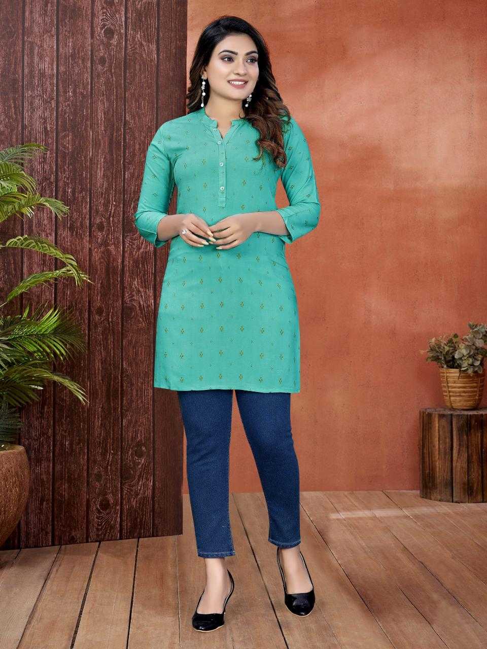 Ynf Rayon RIN190 352 Setwise Collections Wholesale Kurtis Catalogs Manufacturer