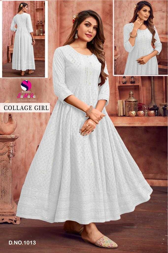 Ynf Rayon RIN190 SaMaRa-COLLEGE GIRL Setwise Collections Wholesale Gowns Catalogs Manufacturer