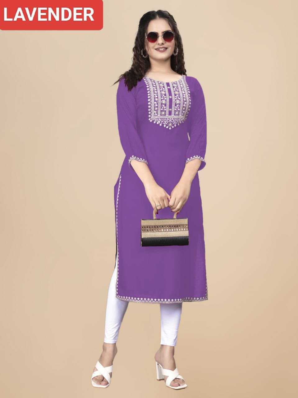 Ynf Rayon RIN220 PARTY Kurti Western Wears Festive Collections Wholesale Casual Kurtis Rayon Kurtis Embroidered Kurtis Manufacturer