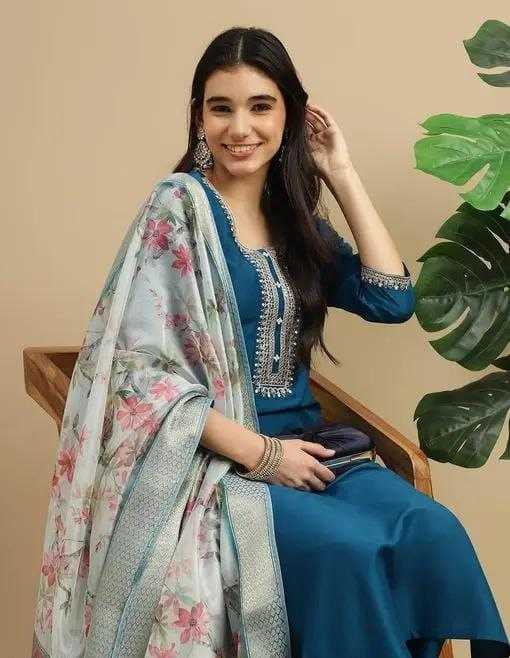 Ynf Reyon Cotton KESH517 K2 Suits & Dresses Wholesale Ladies Suits Embroidery Suits Ladies Salwar Suits Manufacturer